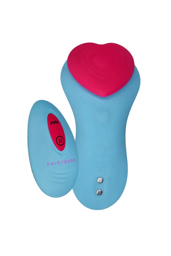 Stimulateur télécommandé de culotte HeartGem bleu – FairyGasm - 94edenstreet.com - sexshop en ligne