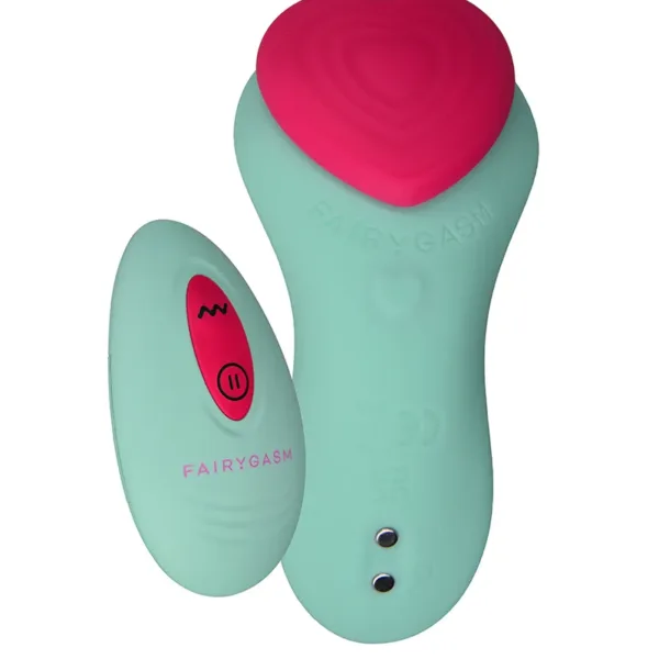 Stimulateur télécommandé de culotte HeartGem vert – FairyGasm