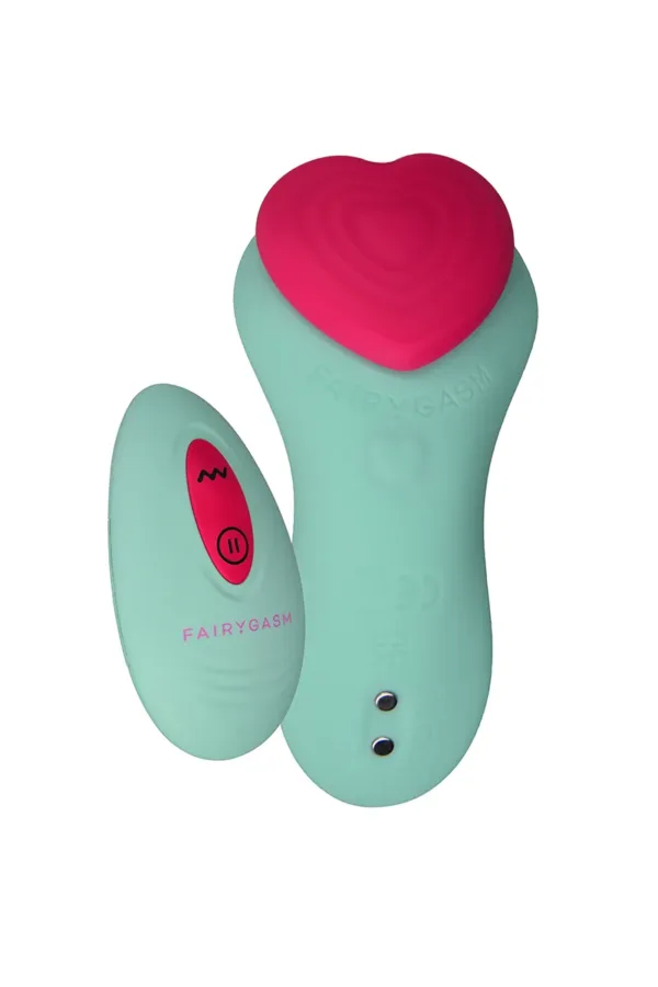 Stimulateur télécommandé de culotte HeartGem vert – FairyGasm - 94edenstreet.com - sexshop en ligne