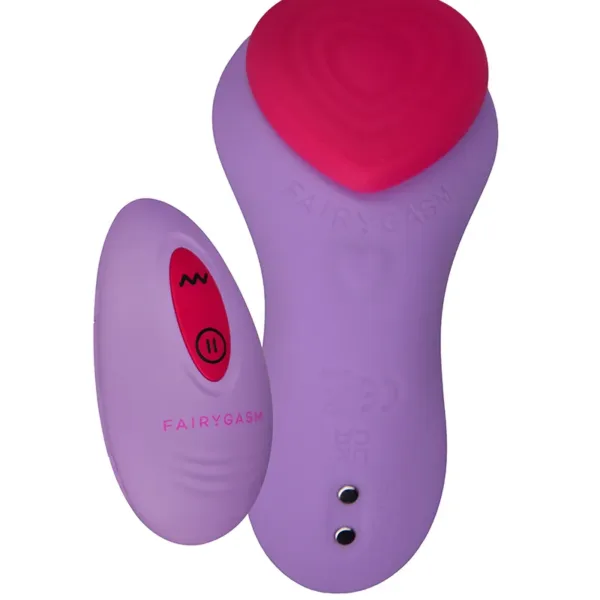 Stimulateur télécommandé de culotte HeartGem violet – FairyGasm