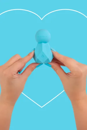 Mini vibro rechargeable BlissKey bleu – FairyGasm - 94edenstreet.com - sexshop en ligne