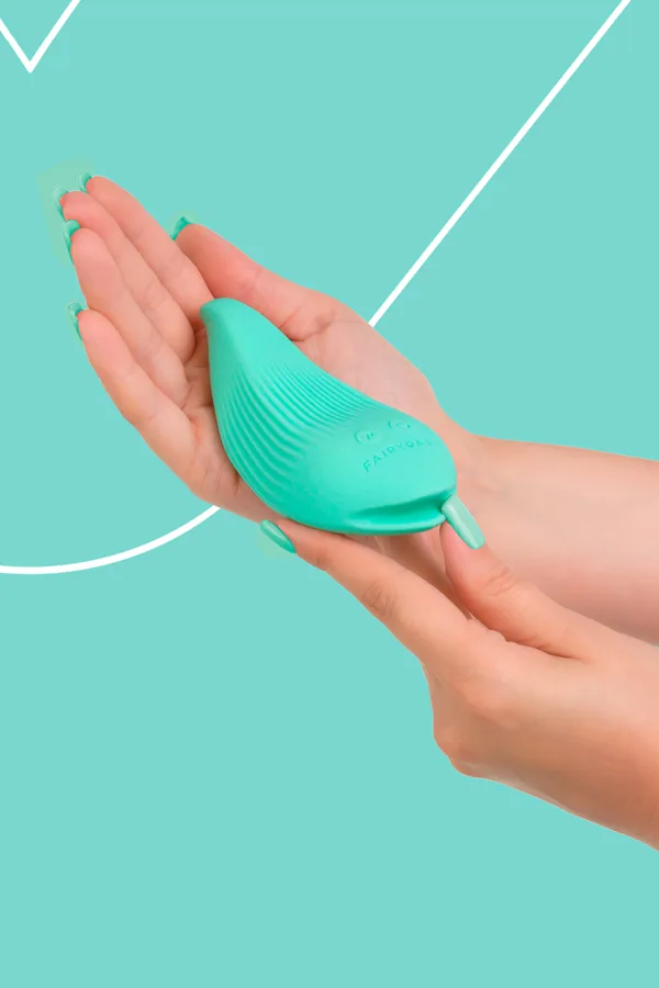 Mini vibro rechargeable DelightfulWave vert – FairyGasm - 94edenstreet.com - sexshop en ligne