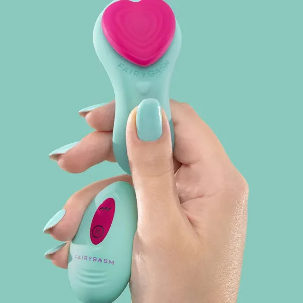 Stimulateur télécommandé de culotte HeartGem vert – FairyGasm
