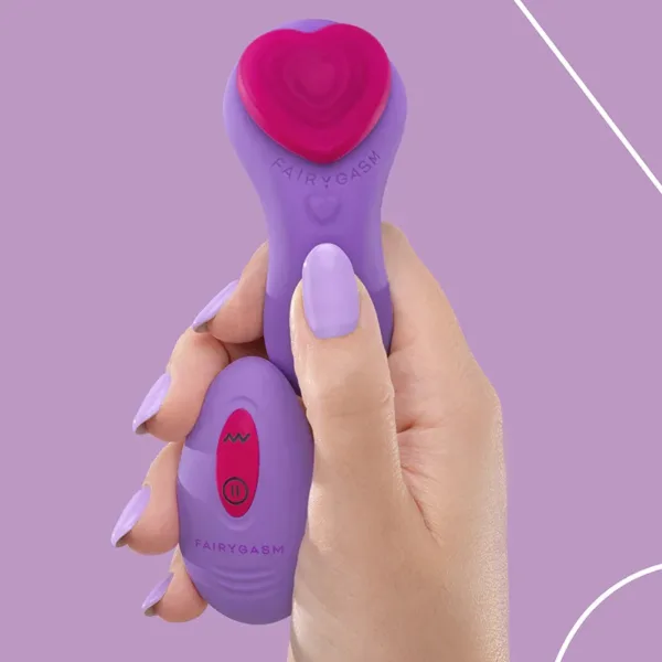 Stimulateur télécommandé de culotte HeartGem violet – FairyGasm