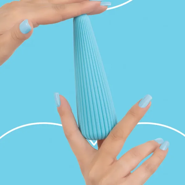 Vibro rechargeable IcyCone bleu – FairyGasm