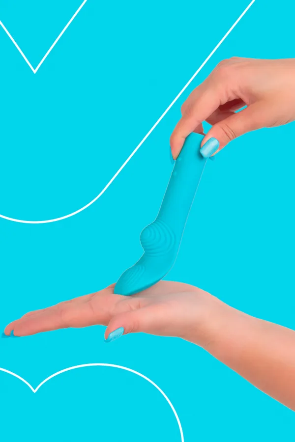 Vibro rechargeable LunaCharm bleu – FairyGasm - 94edenstreet.com - sexshop en ligne