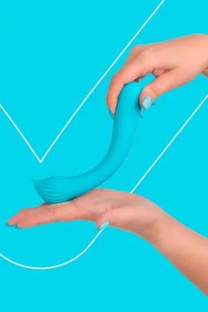 Vibro rechargeable Passionmania bleu – FairyGasm - 94edenstreet.com - sexshop en ligne