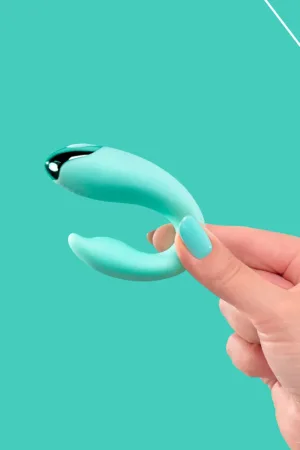 Vibro pour couples PleasureBerry vert – FairyGasm - 94edenstreet.com - sexshop en ligne