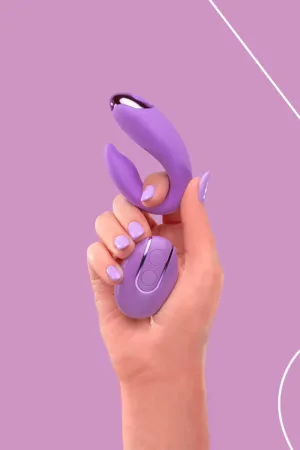 Vibro pour couples PleasureBerry violet – FairyGasm - 94edenstreet.com - sexshop en ligne