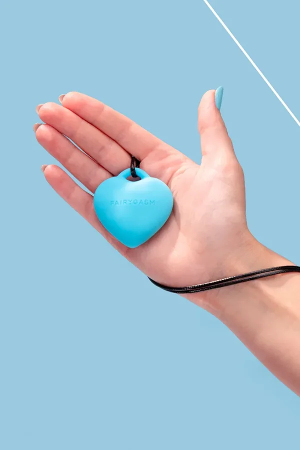 Stimulateur pendentif PleasureStone bleu – FairyGasm - 94edenstreet.com - sexshop en ligne