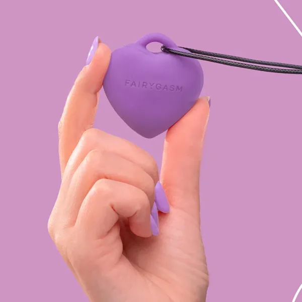 Stimulateur pendentif PleasureStone violet – FairyGasm