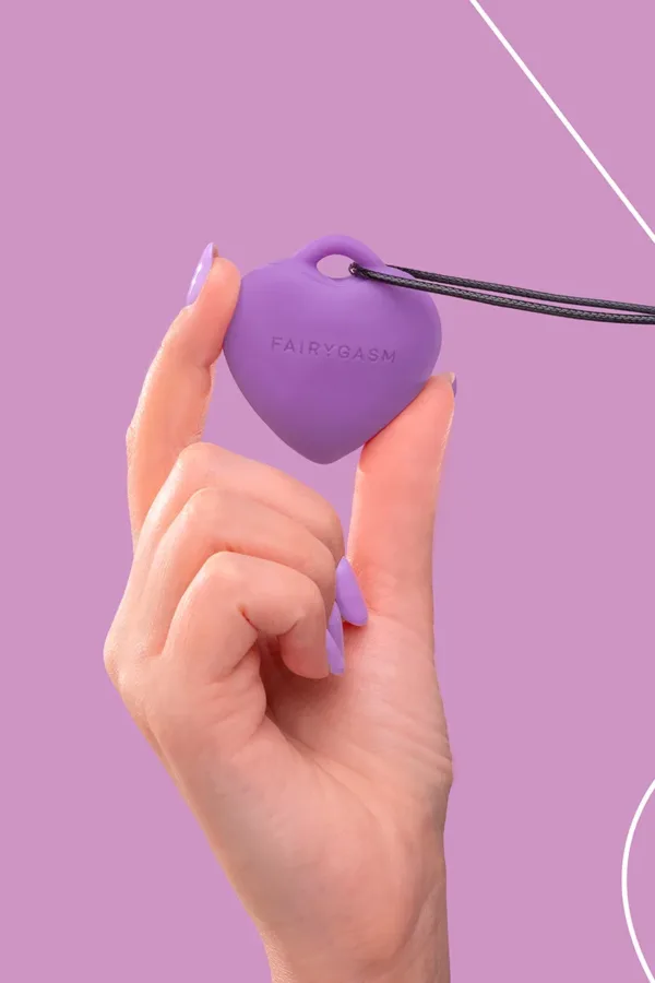 Stimulateur pendentif PleasureStone violet – FairyGasm - 94edenstreet.com - sexshop en ligne