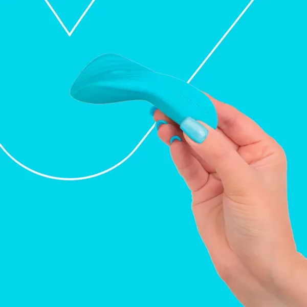 Mini vibro rechargeable SilkenTouch bleu – FairyGasm