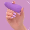 Mini vibro rechargeable ThrillLeaf violet – FairyGasm - 94edenstreet.com - sexshop en ligne