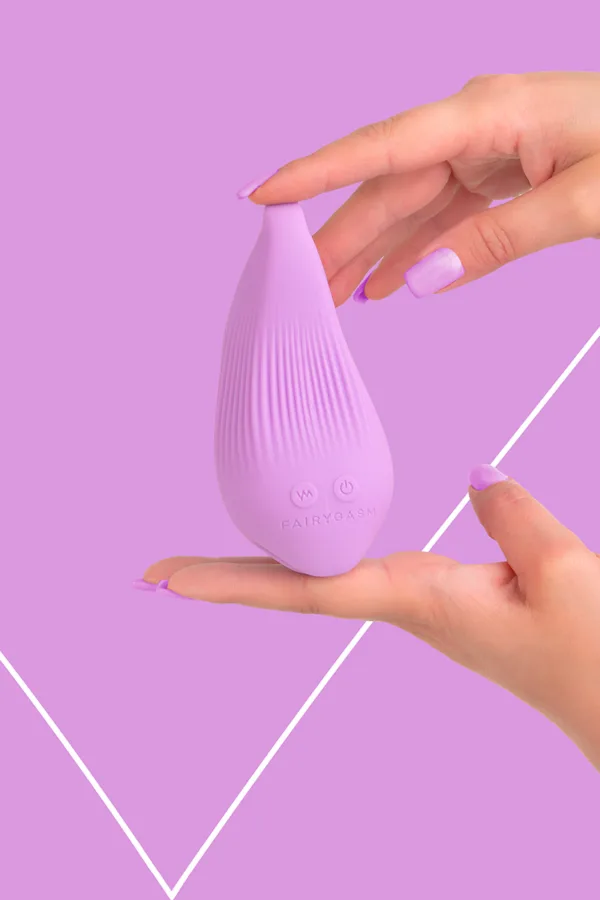Mini vibro rechargeable DelightfulWave violet – FairyGasm - 94edenstreet.com - sexshop en ligne