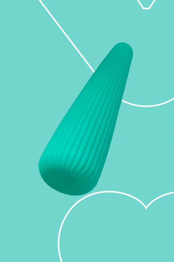 Vibro rechargeable IcyCone vert – FairyGasm - 94edenstreet.com - sexshop en ligne