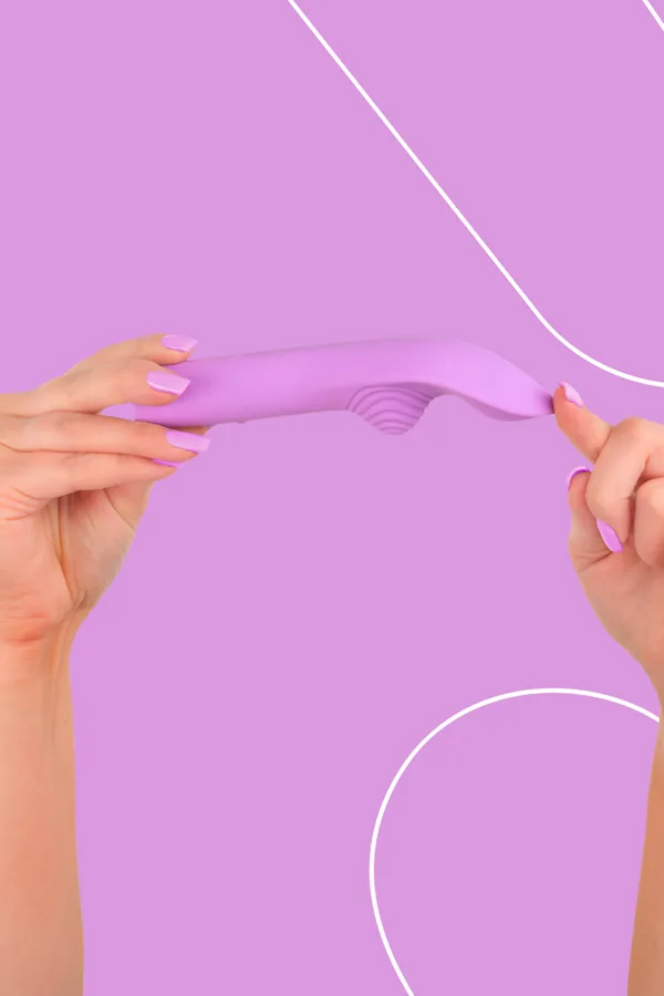 Vibro rechargeable LunaCharm violet – FairyGasm - 94edenstreet.com - sexshop en ligne