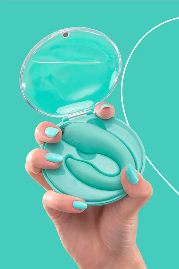 Vibro pour couples PleasureBerry vert – FairyGasm - 94edenstreet.com - sexshop en ligne