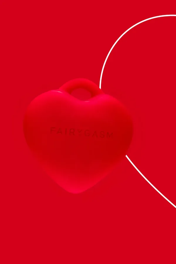 Stimulateur pendentif PleasureStone rouge – FairyGasm - 94edenstreet.com - sexshop en ligne