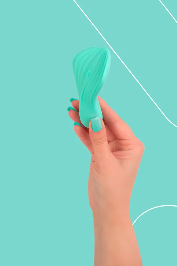 Mini vibro rechargeable SilkenTouch vert – FairyGasm - 94edenstreet.com - sexshop en ligne