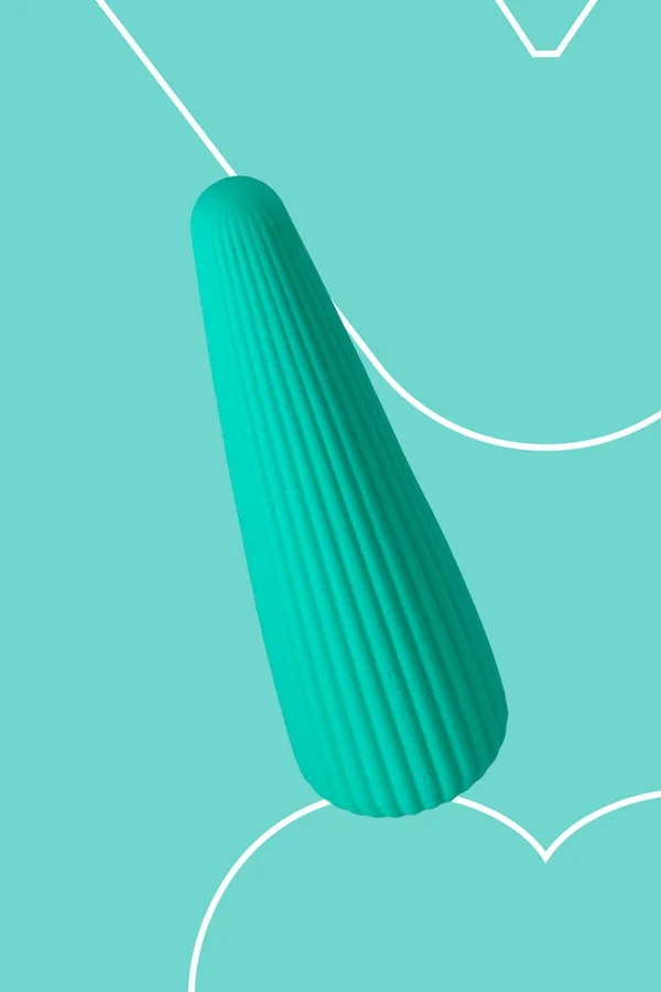 Vibro rechargeable IcyCone vert – FairyGasm - 94edenstreet.com - sexshop en ligne