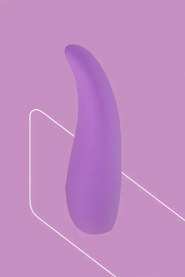 Mini vibro rechargeable ThrillLeaf violet – FairyGasm - 94edenstreet.com - sexshop en ligne