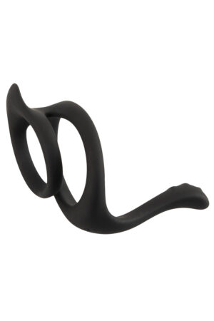 Cock & Ball Ring liquid silicone avec écarteur de périnée - Erecto